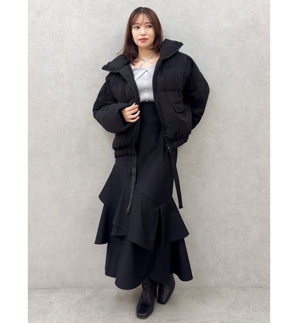 dazzlin「スタンドカラーボリュームダウン」|ダウン|