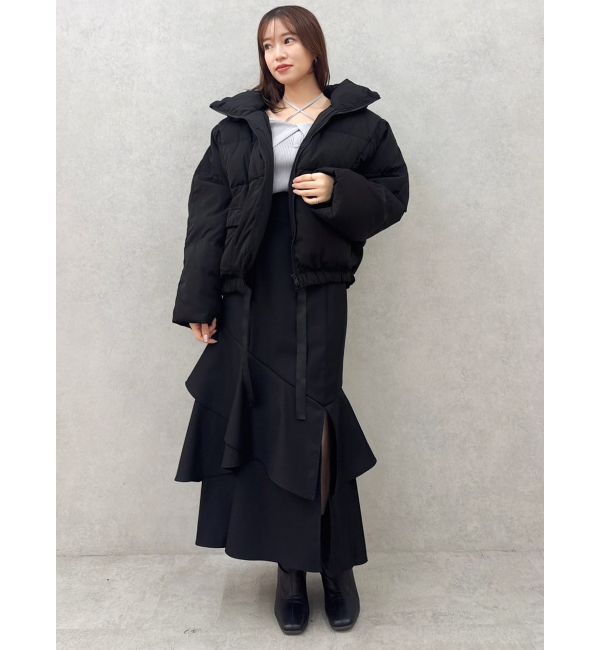 dazzlin「スタンドカラーボリュームダウン」|ダウン|