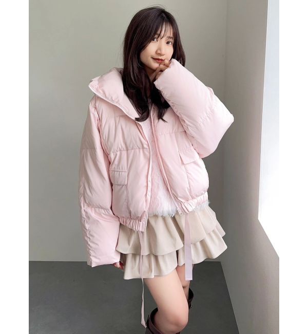 dazzlin「スタンドカラーボリュームダウン」|ダウン|