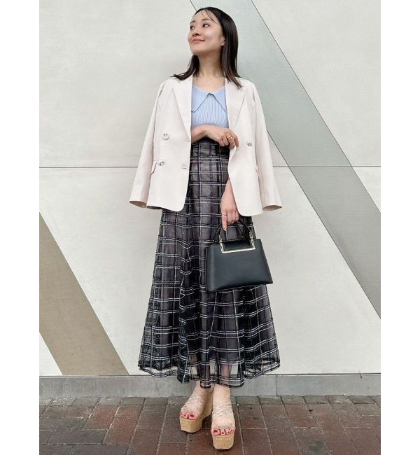 MERCURYDUO「バックレースアップジャケット」|テーラードジャケット|