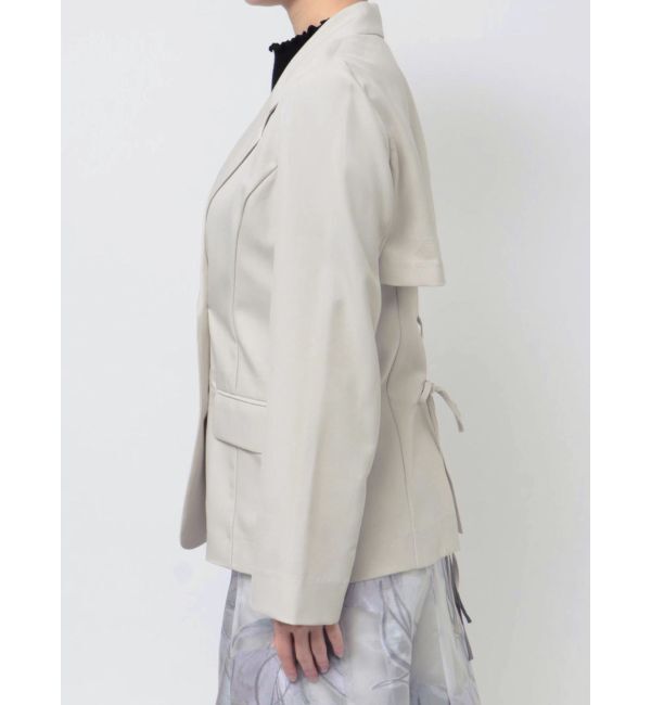 MERCURYDUO「バックレースアップジャケット」|テーラードジャケット|