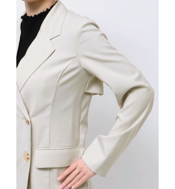 MERCURYDUO「バックレースアップジャケット」|テーラードジャケット|