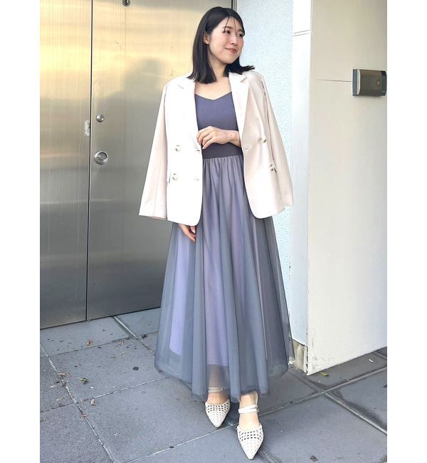 MERCURYDUO「バックレースアップジャケット」|テーラードジャケット|