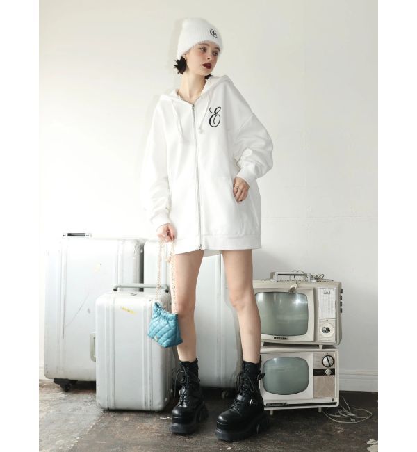 EVRIS「ワンポイントシャギーニットキャップ」|ニット帽|