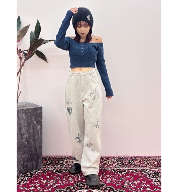 EVRIS「ワンポイントシャギーニットキャップ」|ニット帽|