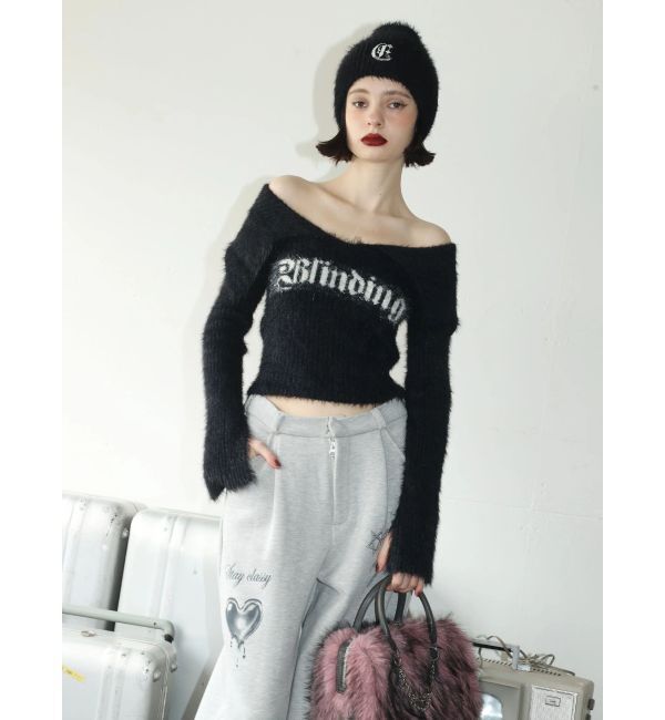 EVRIS「ワンポイントシャギーニットキャップ」|ニット帽|