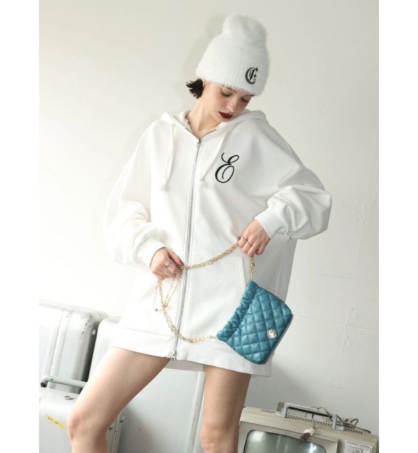 EVRIS「ワンポイントシャギーニットキャップ」|ニット帽|