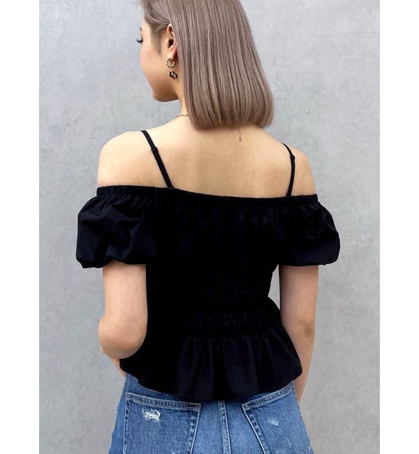 GYDA「GDチャームオフショルブラウス」|シャツ・ブラウス|