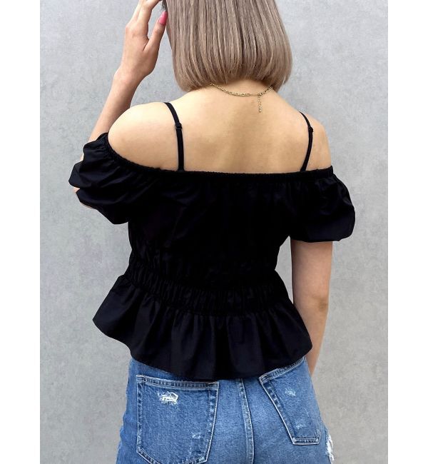 GYDA「GDチャームオフショルブラウス」|シャツ・ブラウス|