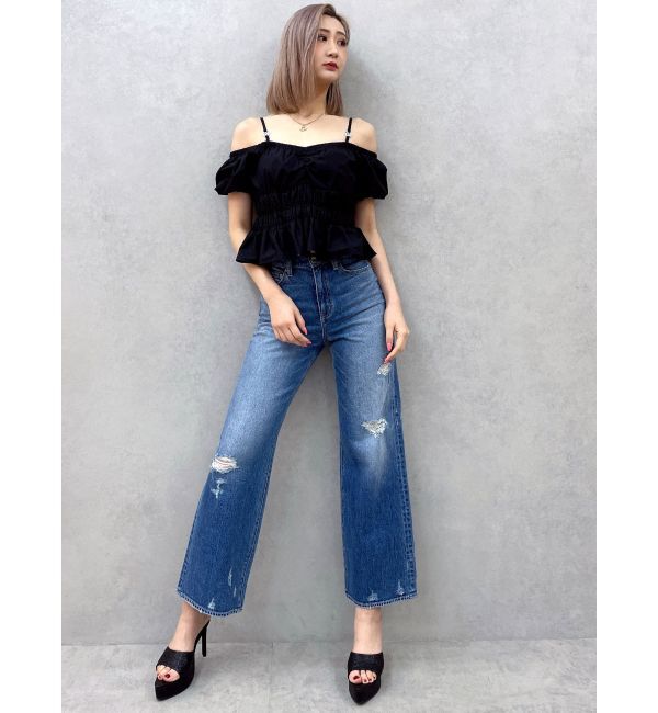 GYDA「GDチャームオフショルブラウス」|シャツ・ブラウス|