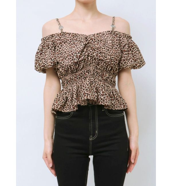 GYDA「GDチャームオフショルブラウス」|シャツ・ブラウス|