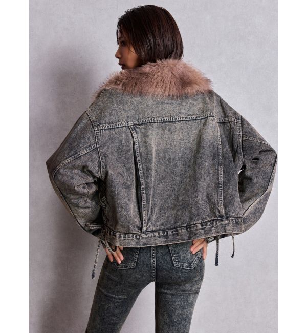 GYDA「2WAY ECO FURショートデニムGジャン」|その他|