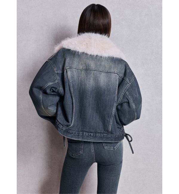 GYDA「2WAY ECO FURショートデニムGジャン」|その他|