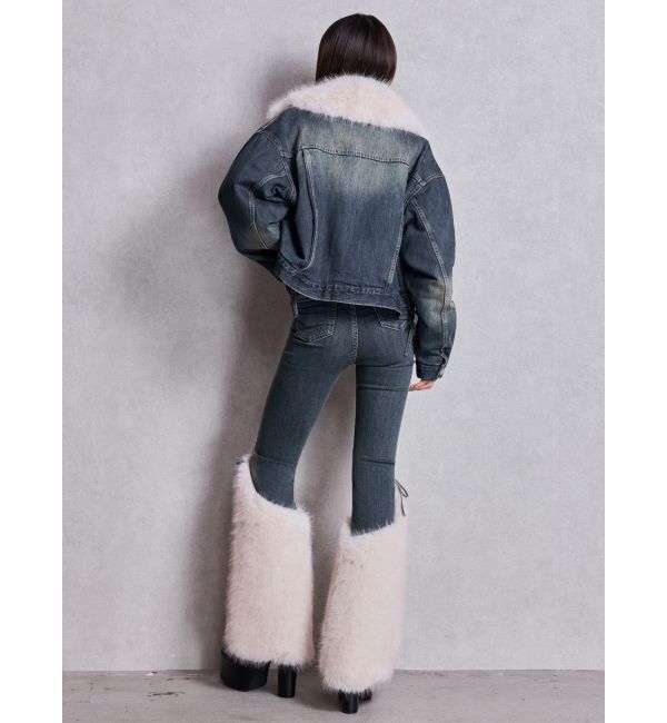 GYDA「2WAY ECO FURショートデニムGジャン」|その他|
