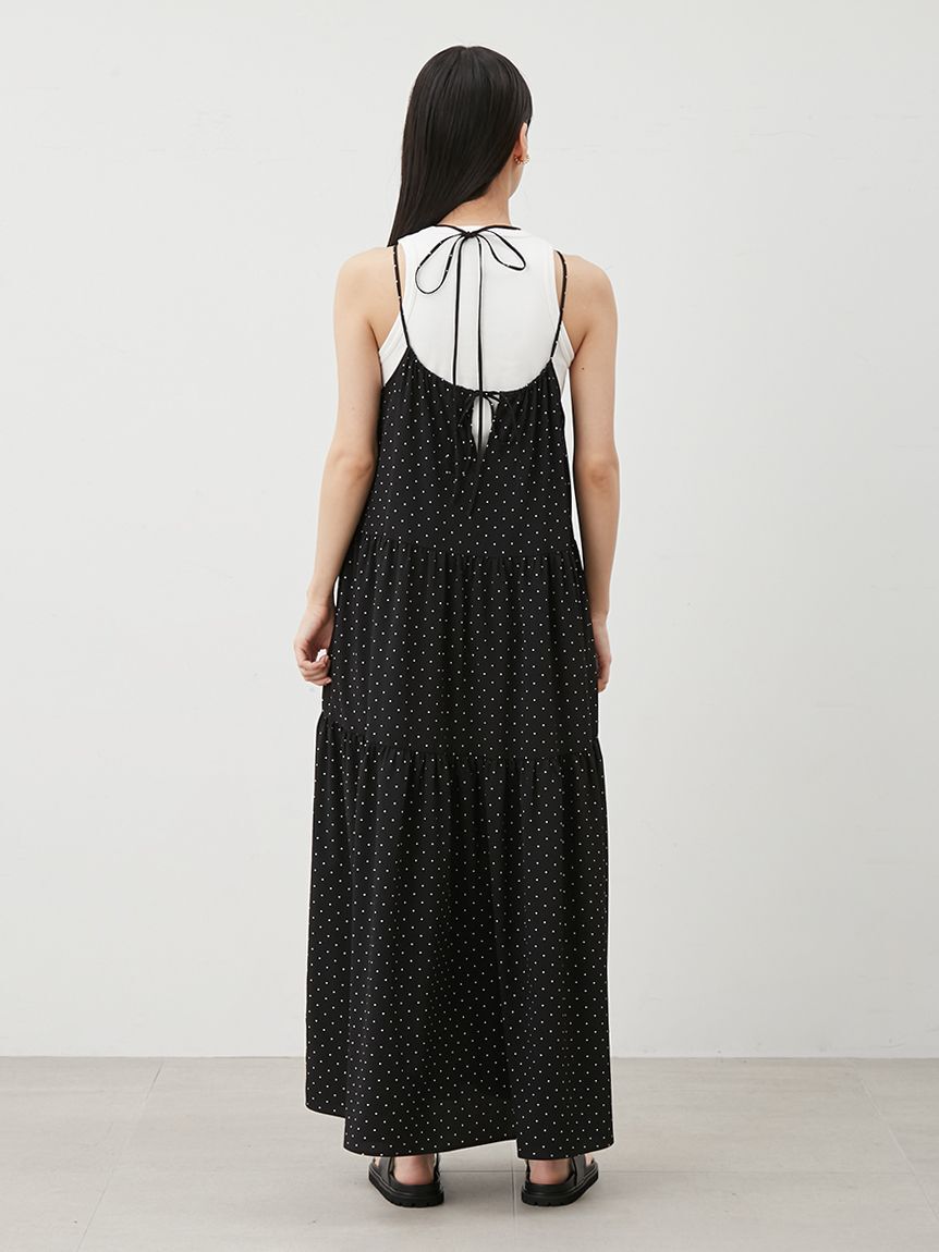 Mila Owen「ダブルリボンホルターネックキャミワンピース」|ワンピース|