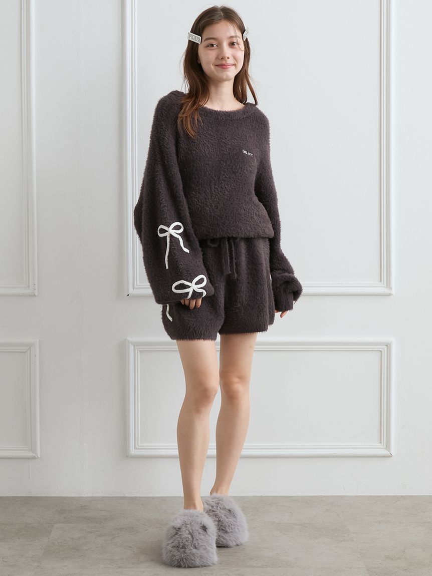 gelato pique「CATファールームシューズ」|ルームシューズ|