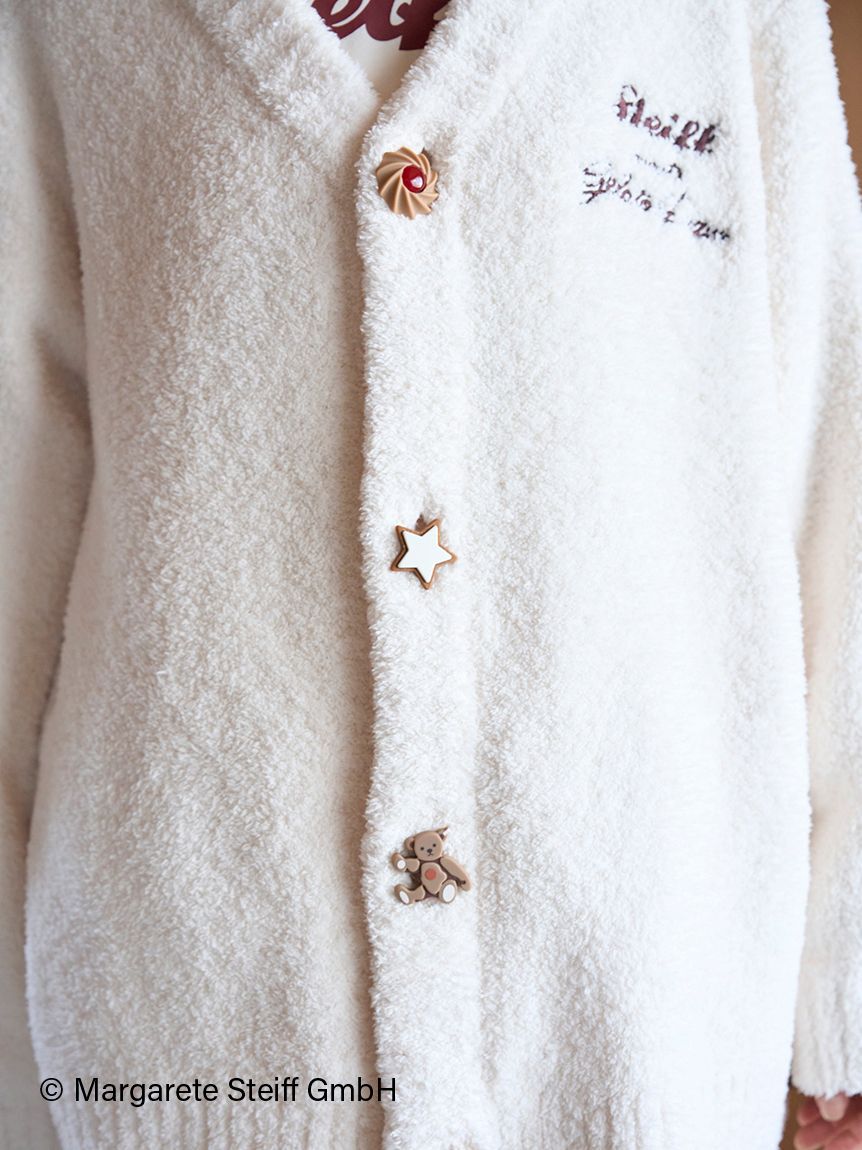 Steiff】【UNISEX】パウダージャガードカーディガン（gelato pique