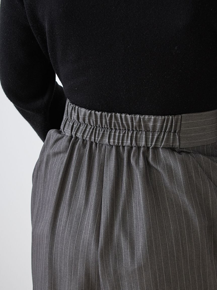 SNIDEL「ハイウエストドレープパンツ」|チノ|