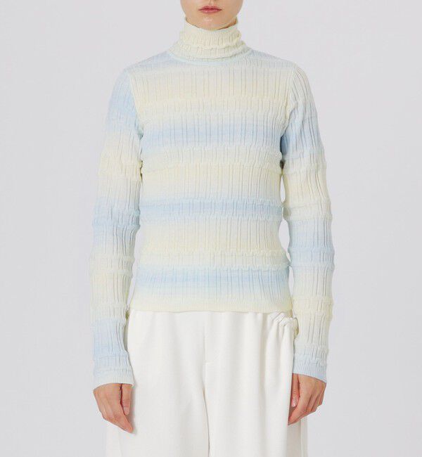  「【ドラマ着用商品】グラデーションハイネック」|ニット・セーター|