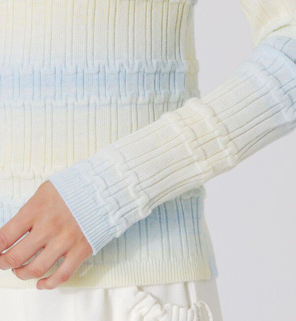  「【ドラマ着用商品】グラデーションハイネック」|ニット・セーター|
