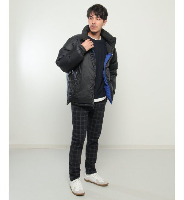 ikka「【2WAY】FIRST DOWN ファーストダウン リバーシブルダウンジャケット」|ブルゾン・スタジャン|