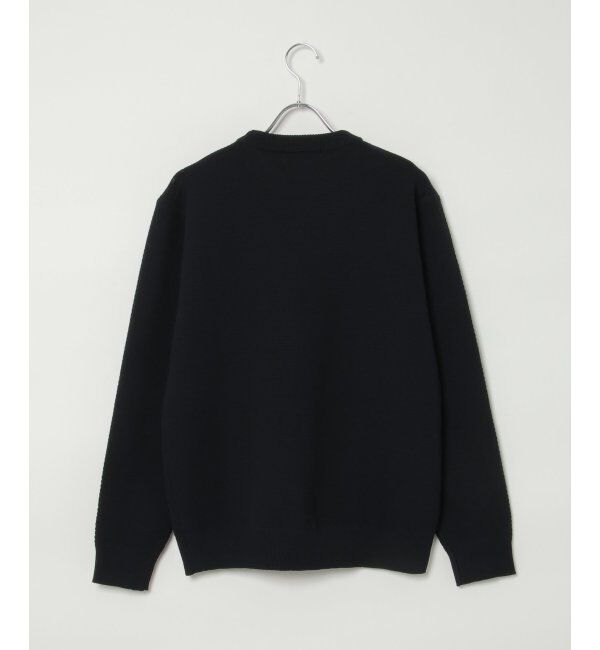 ikka「ラクカルニット鹿の子クルーネック」|プルオーバー|