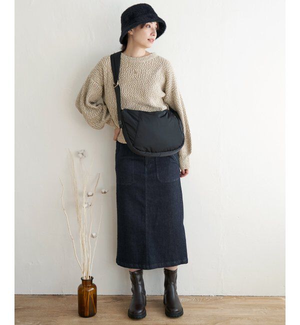 ikka「フワカルハーフムーンショルダーバッグ」|その他|