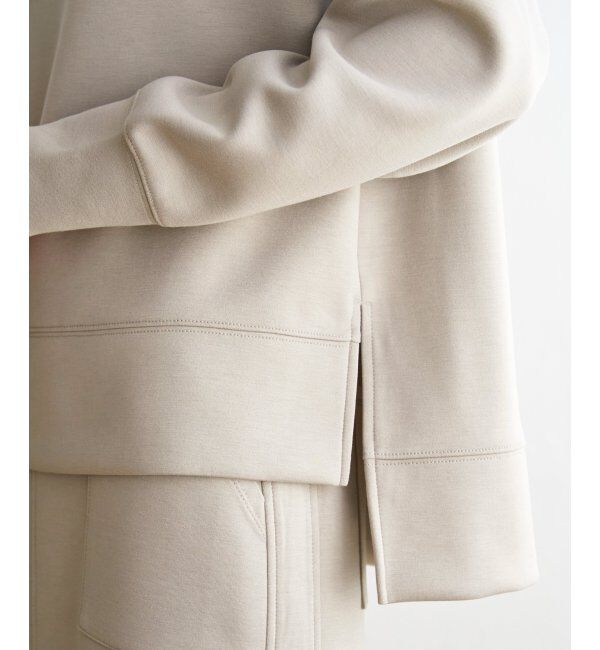 ikka「ダンボールニットスピンドルプルオーバー」|パーカー|