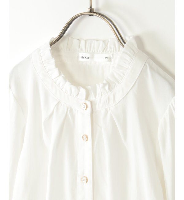 ikka kids「エリソデフリルギャザーBL」|シャツ・ブラウス|