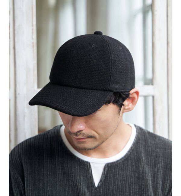 ikka「ウールライクキャップ」|その他|ブラック