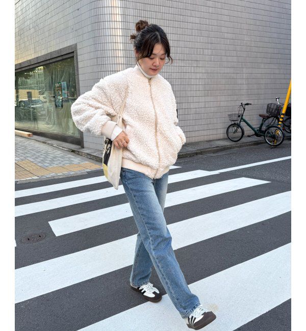 Lbc with Life「ボアMA-1」|ブルゾン・スタジャン|