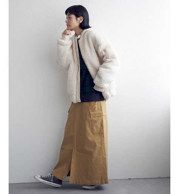 Lbc with Life「ボアMA-1」|ブルゾン・スタジャン|