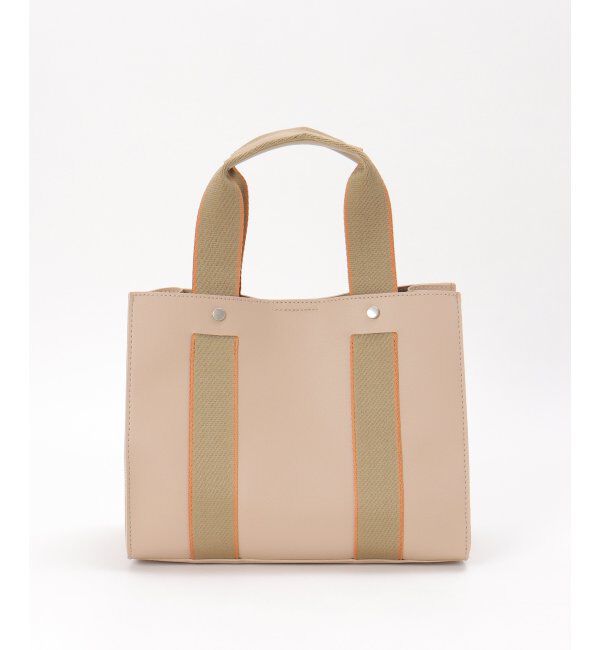 Lbc with Life「合皮テープハンドルミニトートバッグ」|その他|