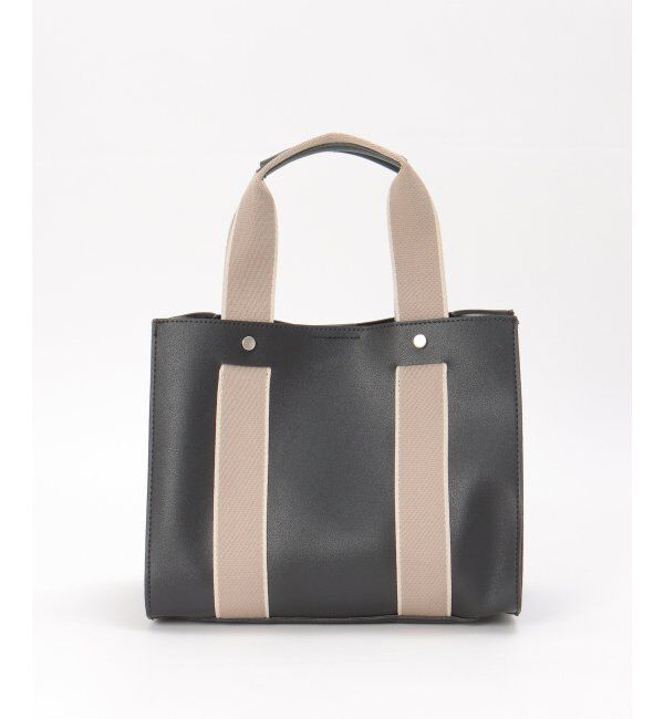 Lbc with Life「合皮テープハンドルミニトートバッグ」|その他|