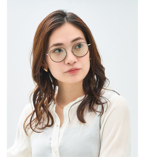  「Zoff｜Kirimaru ボストン型 サングラス   大きめ｜ユニセックス｜UVカット｜紫外線対策 うねうね 小顔効果」|サングラス|