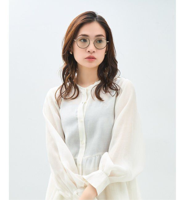  「Zoff｜Kirimaru ボストン型 サングラス   大きめ｜ユニセックス｜UVカット｜紫外線対策 うねうね 小顔効果」|サングラス|