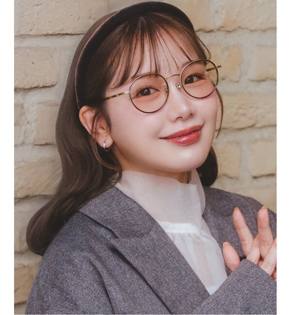  「Zoff｜Kirimaru ボストン型 サングラス   大きめ｜ユニセックス｜UVカット｜紫外線対策 うねうね 小顔効果」|サングラス|茶系デミ