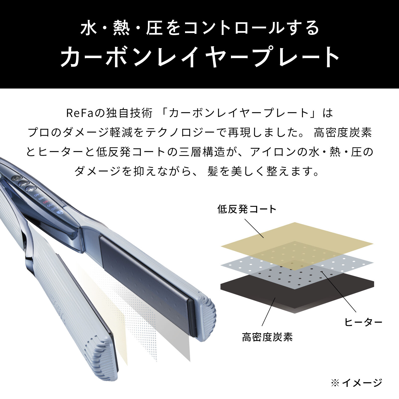 リファストレートアイロンプロ（ReFa）｜ルミネのファッション通販