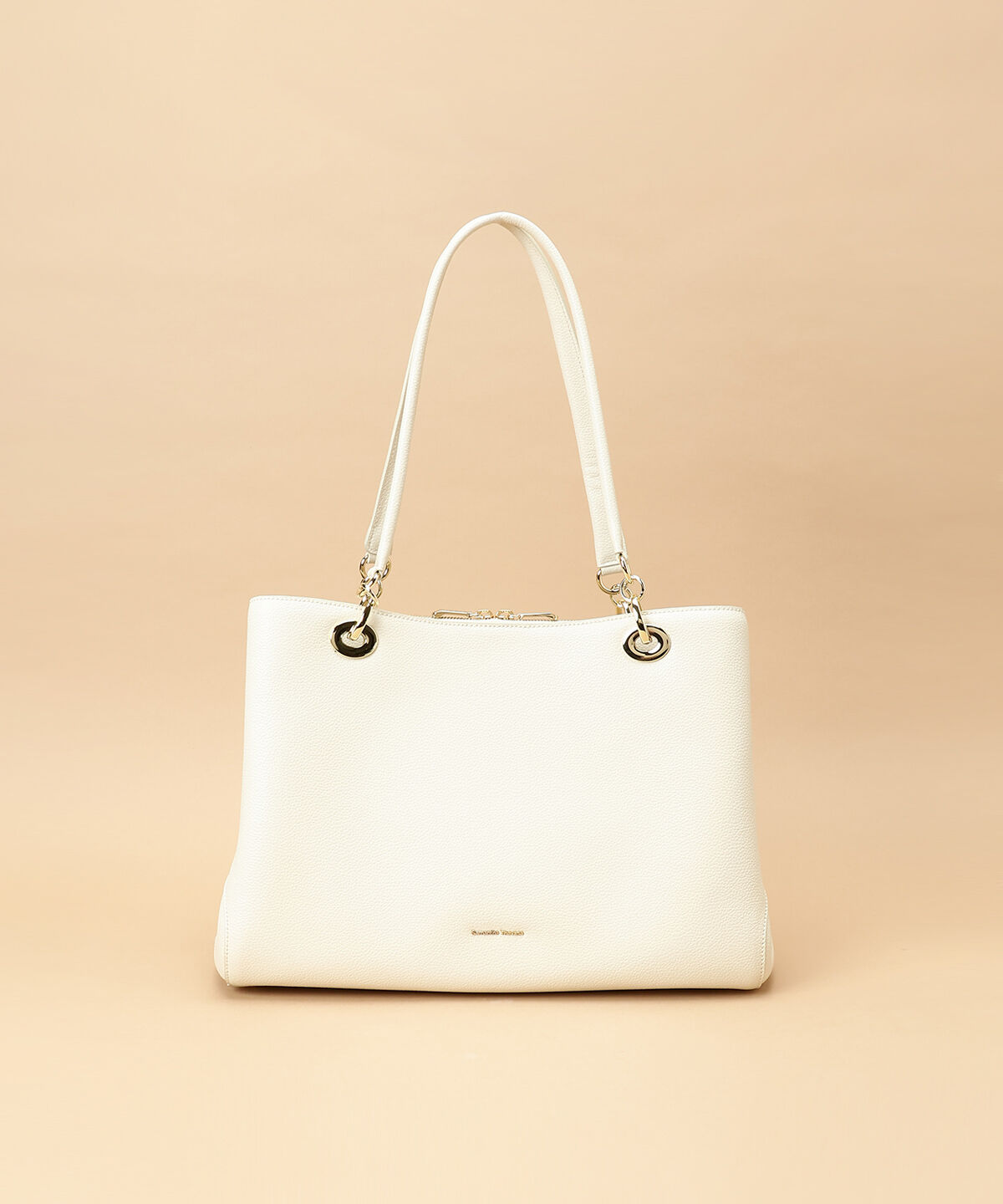 Samantha Thavasa「リングモチーフ トートバッグ 大サイズ」|トートバッグ|オフホワイト