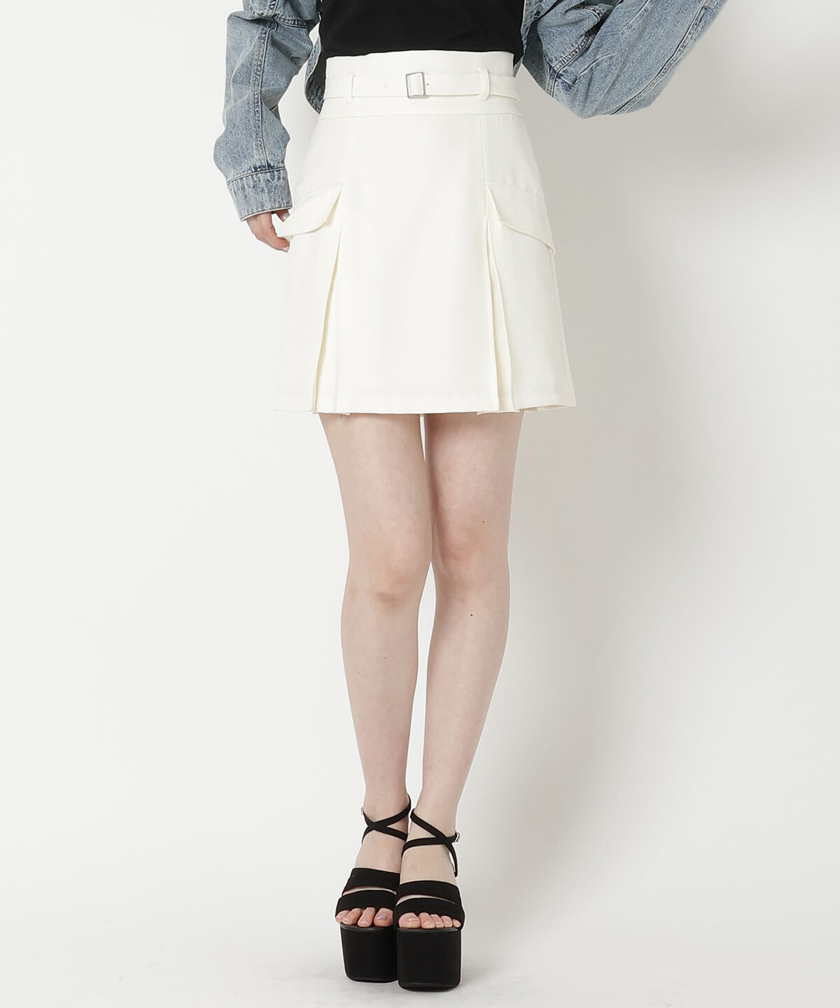 REDYAZEL「カーゴミニスカート」|台形|