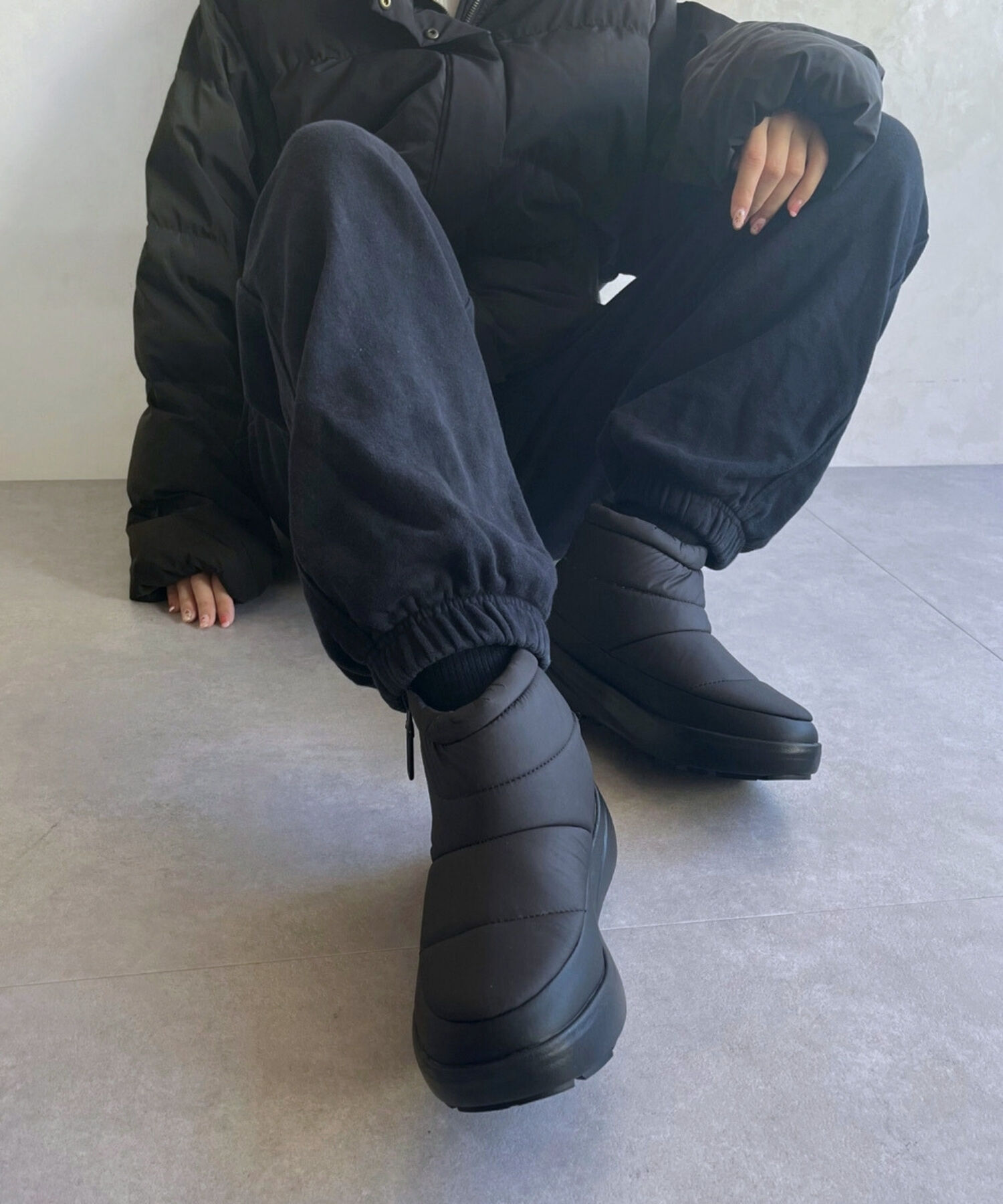 ORiental TRaffic「サイドジップスノーブーツ/OT3405」|モカシン|