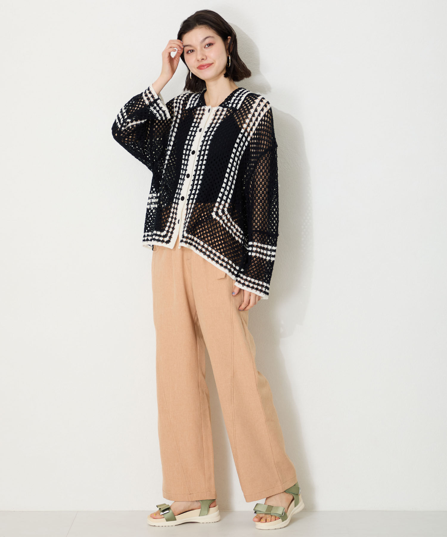 WA Oriental TRaffic「●2025春夏新作●サテンリボン厚底サンダル/52219 厚底 人気 トレンド リボン」|サンダル|