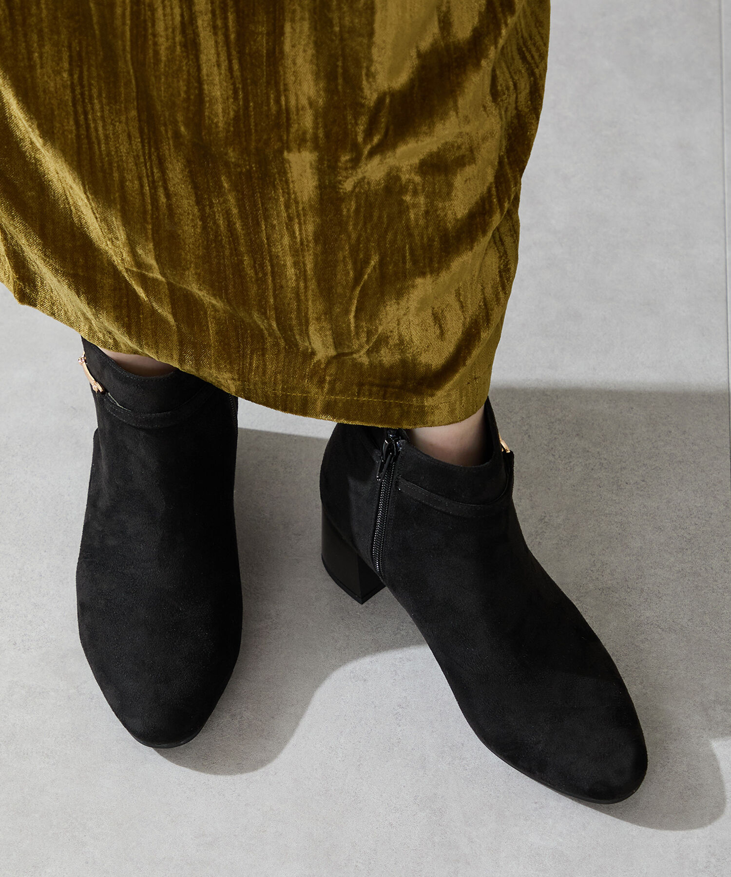 WA Oriental TRaffic「●2025秋冬新作●ビットモチーフ ショートブーツ /52403」|ショートブーツ|