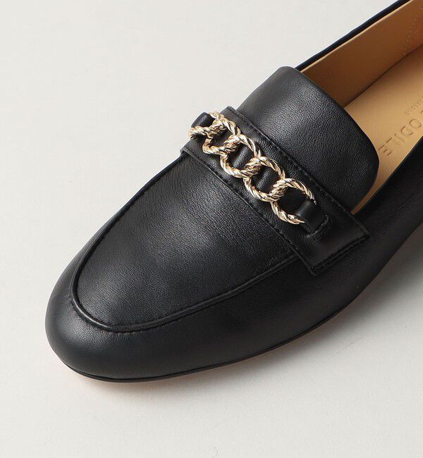 ODETTE E ODILE「チェーンソフトローファー フラット10&uarr;」|ローファー|