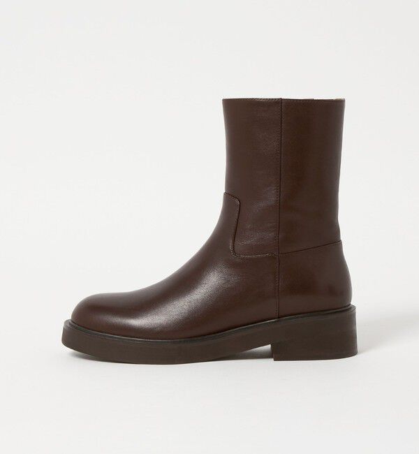ODETTE E ODILE「ラウンドボリュームソールショートブーツ40&uarr;」|ショートブーツ|DK.BROWN