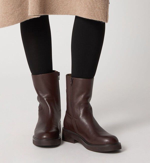 ODETTE E ODILE「ラウンドボリュームソールショートブーツ40&uarr;」|ショートブーツ|