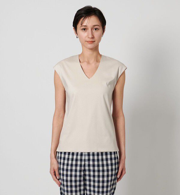 UNITED ARROWS「UBCB C DOUBLE Vネック Tシャツ 2」|Tシャツ・カットソー|