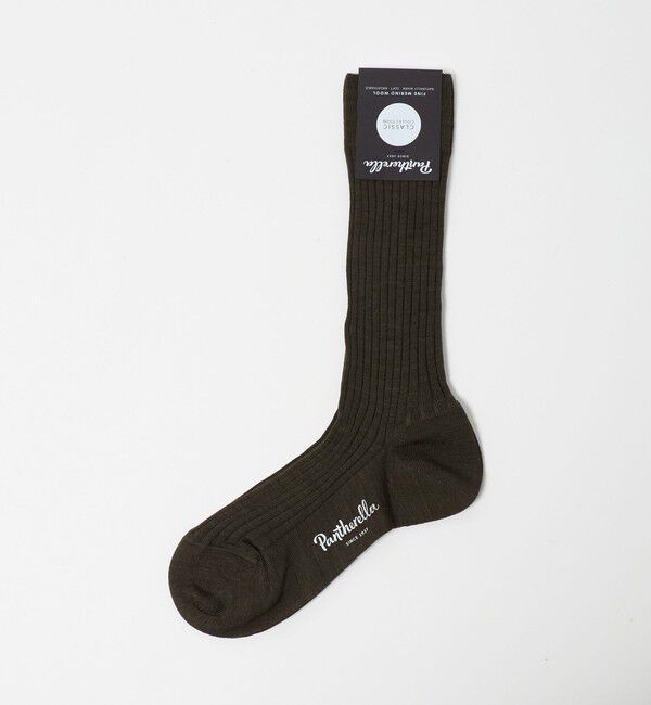 UNITED ARROWS「＜Pantherella＞ 5796/リブソックス」|ソックス|OLIVE