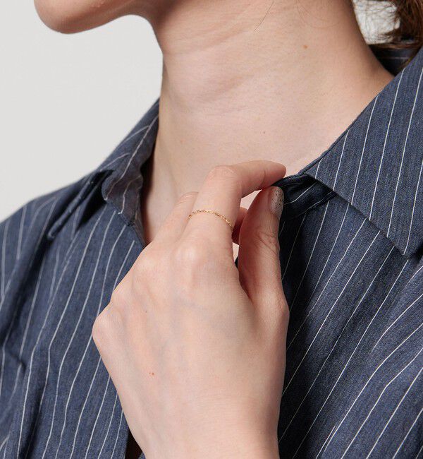 UNITED ARROWS「＜les bonbon＞SIMPLICITY チェーンリング」|リング|