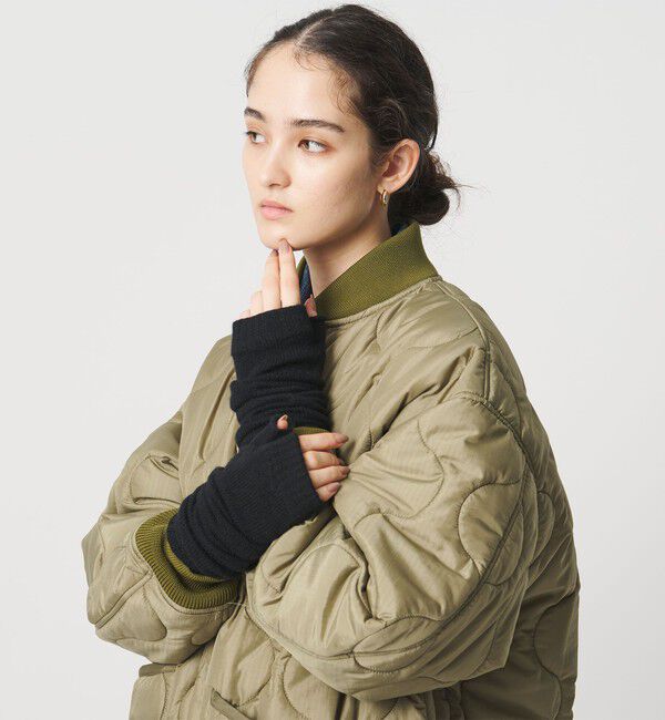 UNITED ARROWS「【別注】＜Johnstons of Elgin＞カシミヤ ロング フィンガーレスグローブ」|手袋|